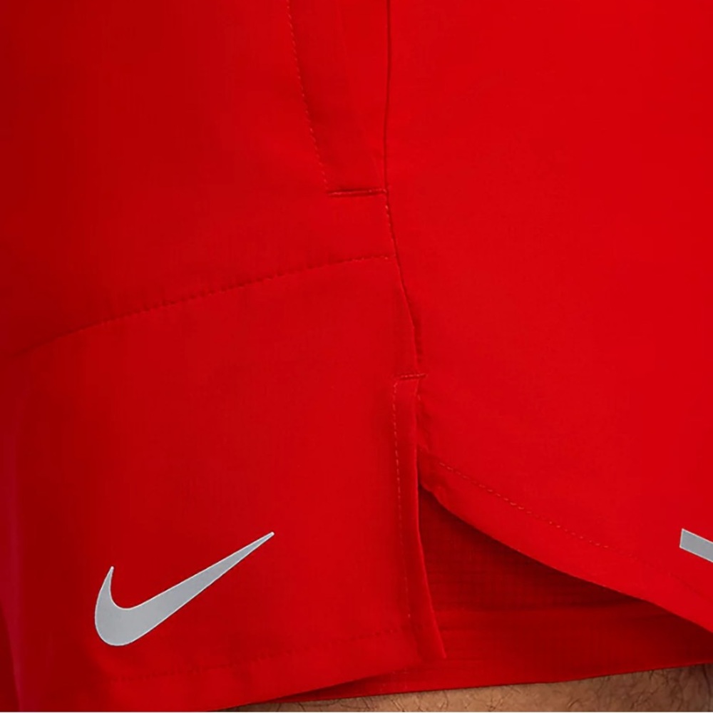 Nike Stride Men's Dri-FIT 5" 2-in-1 Running Shorts-red - Picture 2 of 8